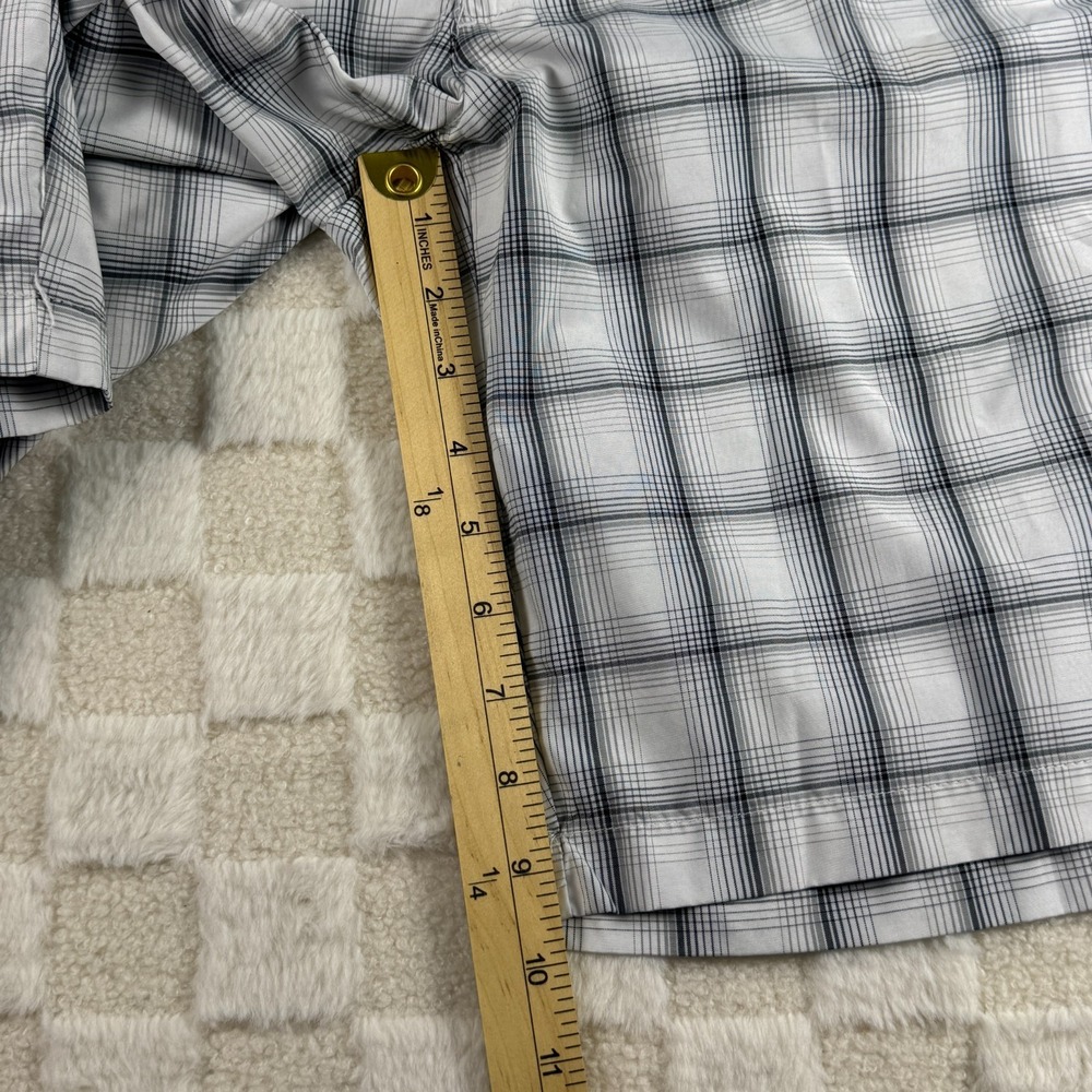 Grand Slam White Plaid Men's Shorts Size 36 with Side Leg‎ Pocket - Picture 5 of 7